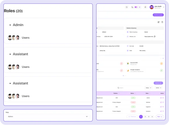 Add Your Team & Assign Roles
